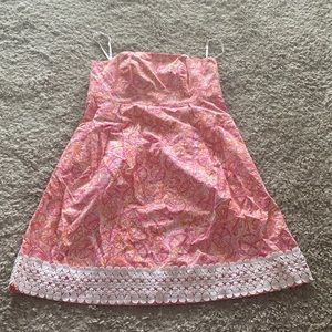 Lilly Pulitzer strapless dress